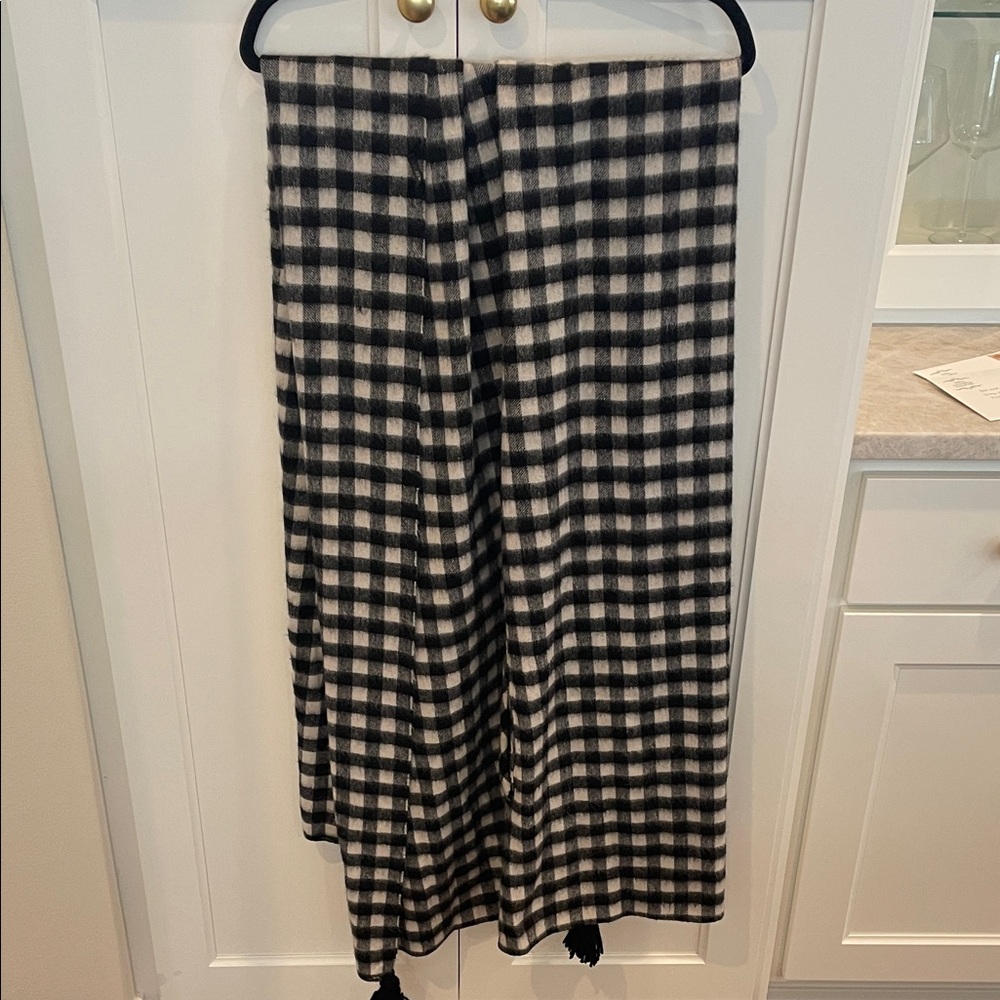 J. Crew Monochrome Plaid Cape